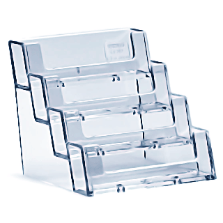 Présentoir plexiglas pour cartes de visite 4BC93