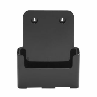 Portafolletos A4 negro PPBLK774 desde el frente