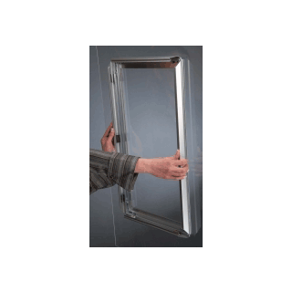 Cadre porte affiche A2 sur vitre