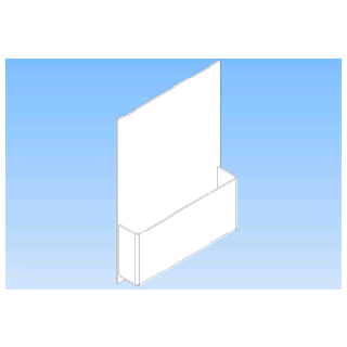 Porta documentos A4 suspendido por cable