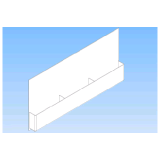 Porta documentos triple A4 suspendido por cable