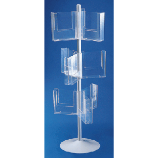 Porta folletos A4 sobre soporte STAR4