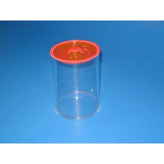 Caja de comida de plexiglás TUBE200 vista superior