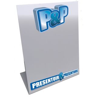 Caballete de mostrador A3 retrato PILA3 personalizado