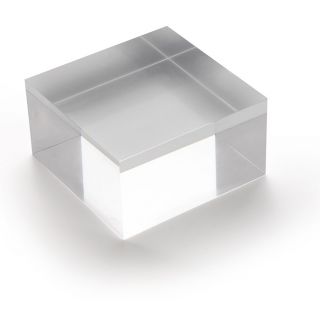 Disposición bloque de plexiglás 75 x 40 x 75 mm