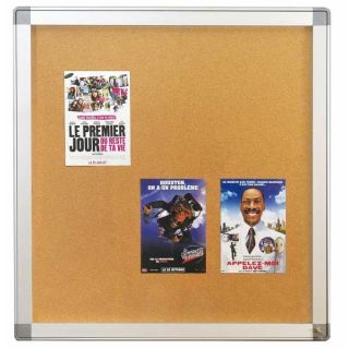 Vitrine intérieure fond liège ADLIEGVERTP 4A4