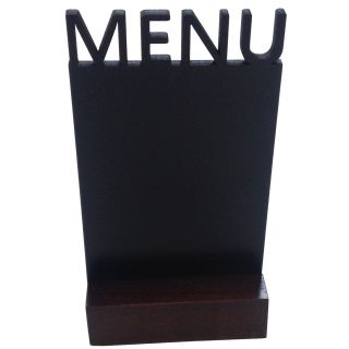 Caballete de mesa de pizarra para menú