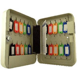 Armario para llaves 20 llaves abierto