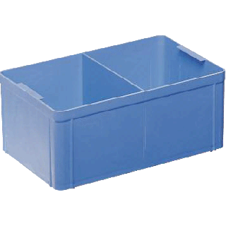 Contenedor de plástico con compartimentos MB8