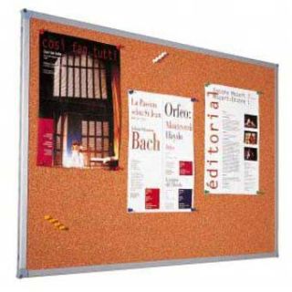 Tablero de corcho aglomerado 60 x 90 cm marco PVC