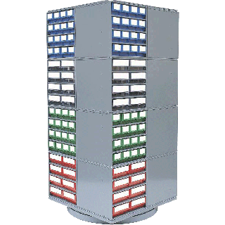 Carrusel giratorio 256 contenedores divisibles LB K 400