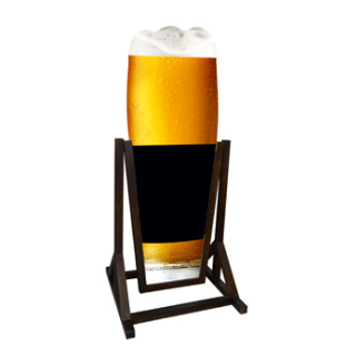 Caballete parada acera pizarra BIERE 2F