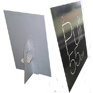 Caballete de cartón A4 personalizado PLAT4