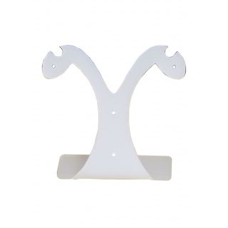 CONM31 Soporte de exhibición de aretes de plástico esmerilado