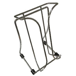 Esquema del portafolletos 1/3 A4 de metal cromado 1 bandeja