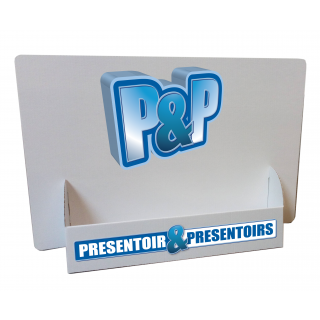 Expositor de cartón A4 apaisado PRSTA4 personalizado