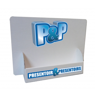 Expositor de cartón A6 apaisado PRSTA6 personalizado