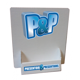 Soporte de exhibición de tarjetas de visita de cartón personalizado PRSTCART