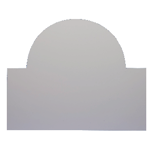 680 cartel para estante rectangular