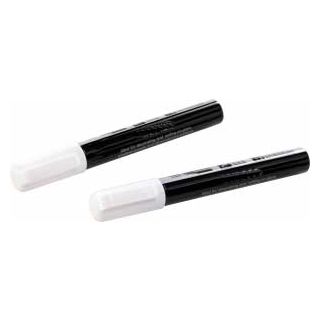 Set de 2 rotuladores negros para pizarras de cristal.