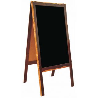 Caballete de parada de acera de pizarra P2BLK