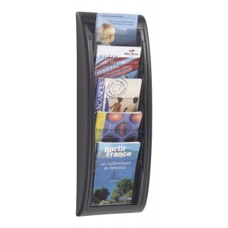 Portafolletos A5 de pared PAP5A5N con documentos A5 en posición