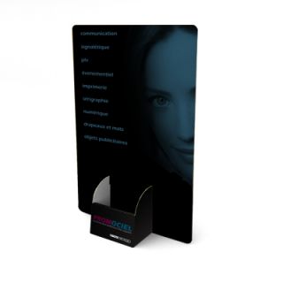 Expositor de cartón A6 CARTXA6 personalizado