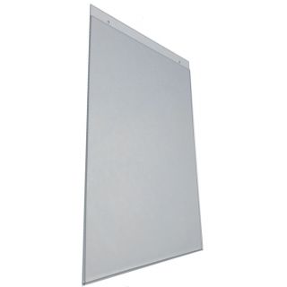 Puerta visual de pared de plexiglás vertical A5 preperforada