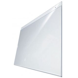 Puerta visual mural de plexiglás horizontal A5 pretaladrada