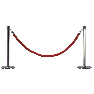 Poteau de guidage à corde CRM923 reliés