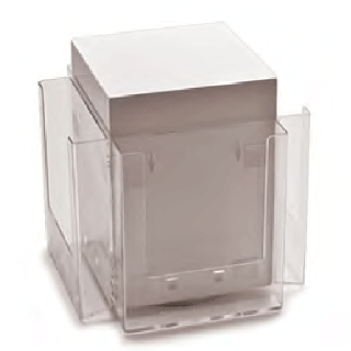 Porta folletos giratorio A5 4 compartimentos