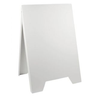 Chevalet PVC blanc FW55