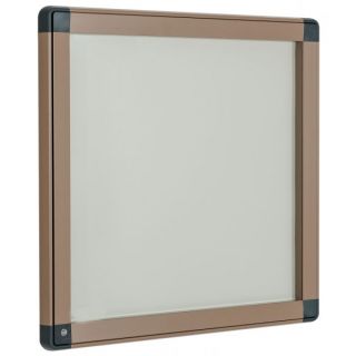 Vitrina exterior SERATAN 6A4 con puerta batiente de cristal templado