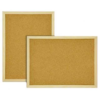 Tablero de corcho ecológico 30 x 40 cm en modo vertical y horizontal.