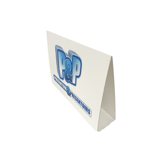 Chevalet carton A3 horizontal TENTCARD personnalisé