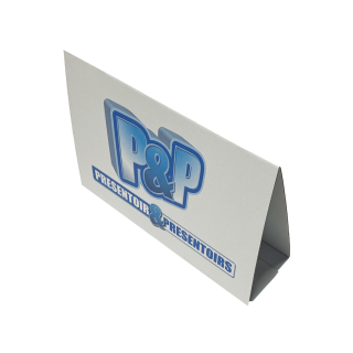 Chevalet carton A4 horizontal TENTCARD personnalisé