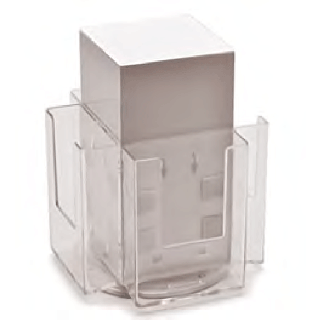 Porta folletos giratorio A6 4 compartimentos