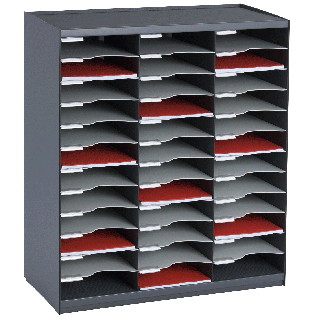 Clasificador de cajas apilables gris/antracita 36CS