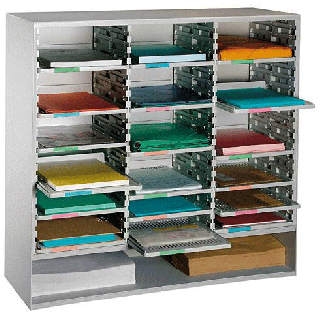 Clasificador de correo de 3 columnas 18TAB