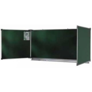 Cuadro NF tríptico esmaltado verde 100 x 400 cm