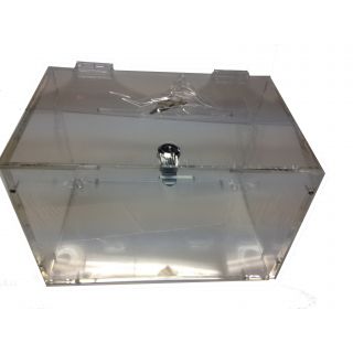 Urna extraíble de plexiglás URNDEMTB vista superior