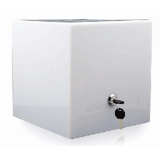 Urna de plastico 502 blanca