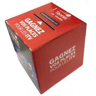 Urna de cartón personalizada 15 x 15 x 15 cm