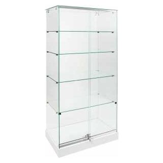 Vitrina BANDOU180 con iluminación base blanca