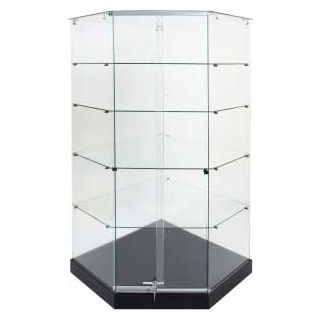 Vitrina de esquina DYNG180 negra