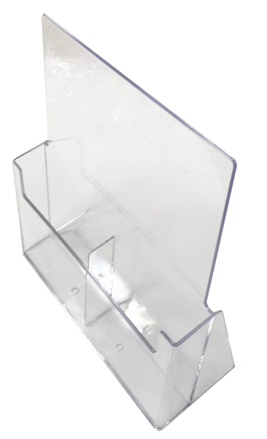 Expositor A6 con 2 compartimentos de plexiglás a pedir a P&P